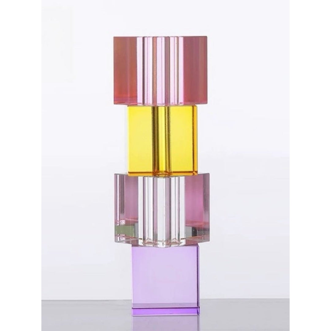 Vase Crystal Cubes