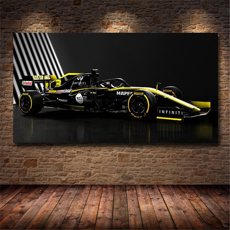 Poster Formel 1 Rennwagen Grand Prix I Scuderia Ferrari I Alfa Romeo I Renault I I Deko Print ohne Rahmen-3