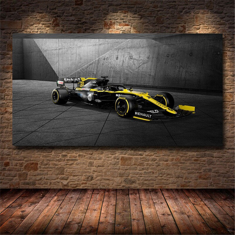 Poster Formel 1 Rennwagen Grand Prix I Scuderia Ferrari I Alfa Romeo I Renault I I Deko Print ohne Rahmen-2