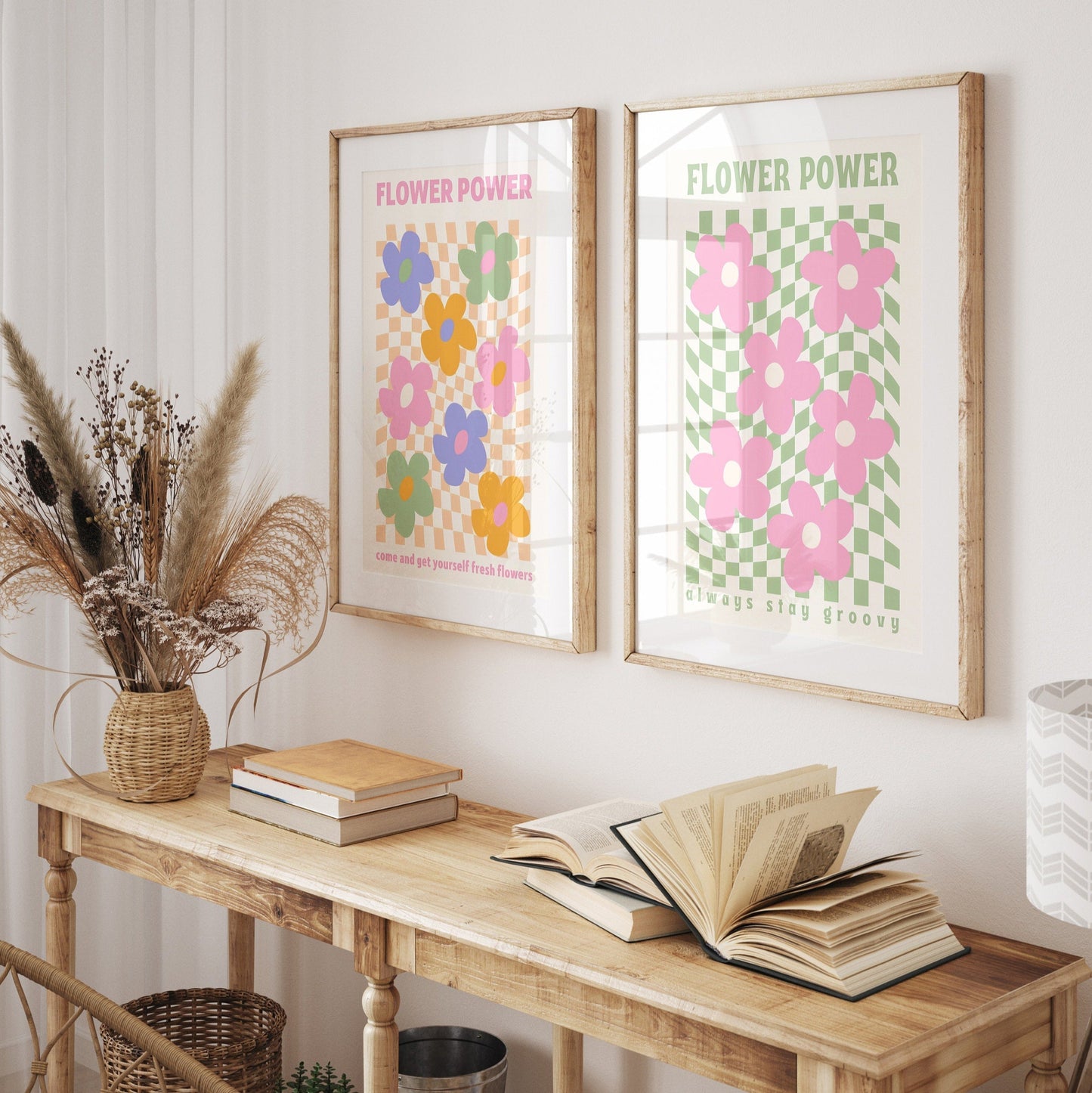 Poster Flower Market Blumen | Botanische Wand Kunst I Wandbilder Wohnzimmer Küche Schlafzimmer Flur | Kunst Druck I ohne Rahmen-3