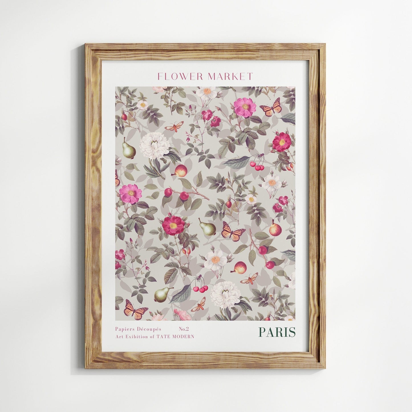 Poster Flower Market Blumen V2 | Botanische Wand Kunst I Wandbilder Wohnzimmer Küche Schlafzimmer Flur | Kunst Druck I ohne Rahmen-9