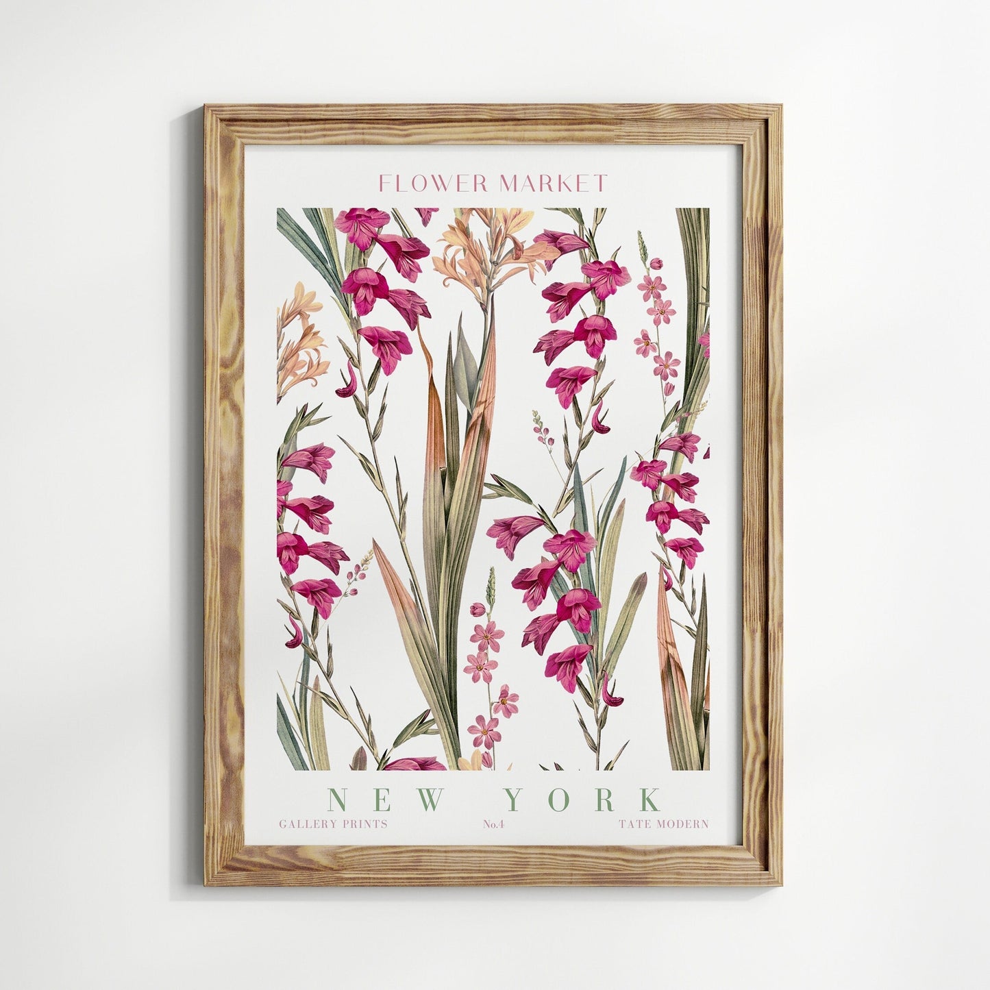 Poster Flower Market Blumen V2 | Botanische Wand Kunst I Wandbilder Wohnzimmer Küche Schlafzimmer Flur | Kunst Druck I ohne Rahmen-6