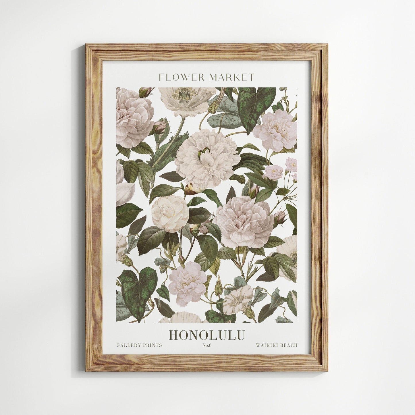 Poster Flower Market Blumen V2 | Botanische Wand Kunst I Wandbilder Wohnzimmer Küche Schlafzimmer Flur | Kunst Druck I ohne Rahmen-4