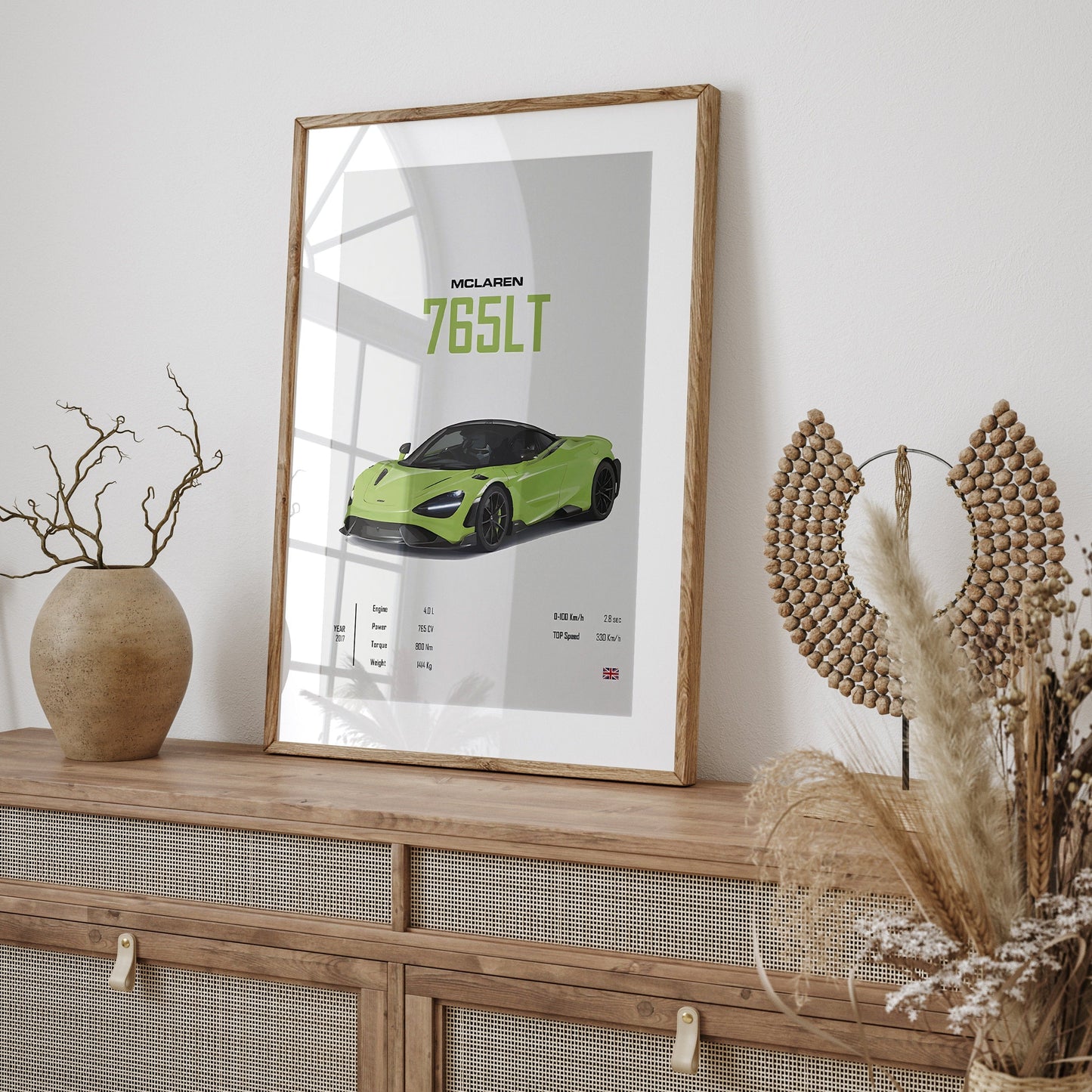 Poster Sportwagen Mclaren Lamborghini Porsche Klassiker Legenden I Geschenk für ihn I Wohnzimmmer & Büro I Wand Deko I Print ohne Rahmen-4