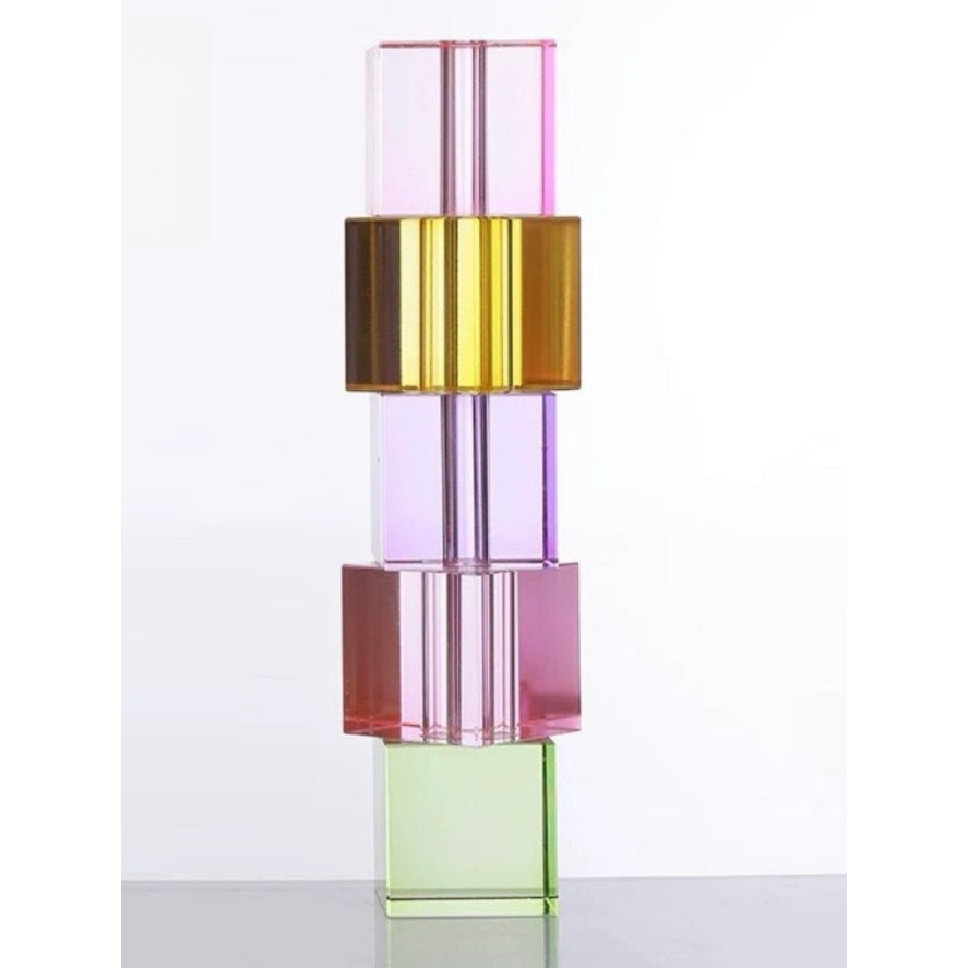 Vase Crystal Cubes