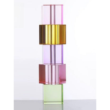 Vase Crystal Cubes