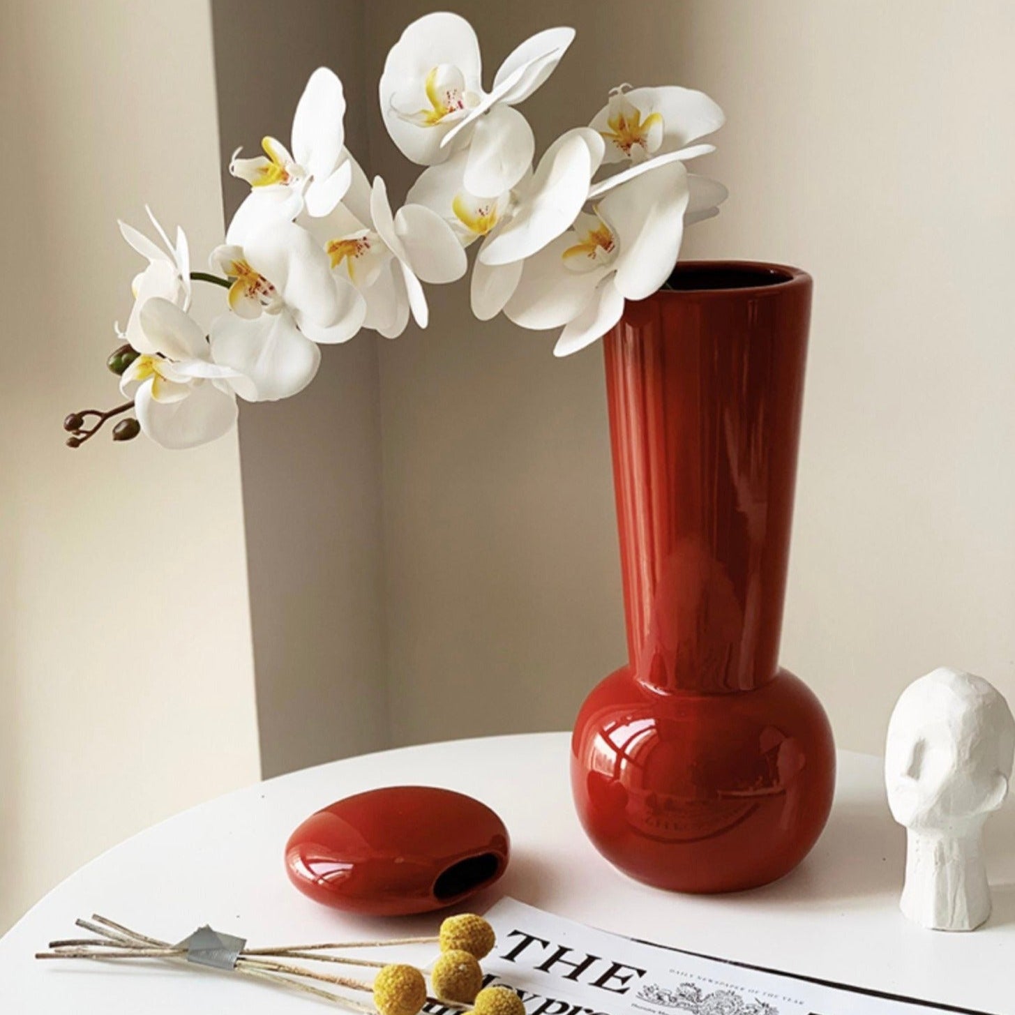 Bauhaus Style Ceramic Art Deco Vase-2