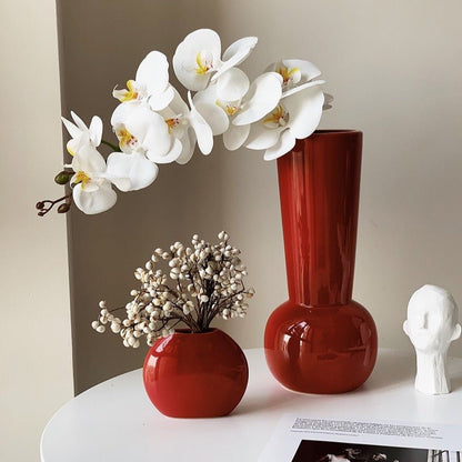 Bauhaus Style Ceramic Art Deco Vase-5