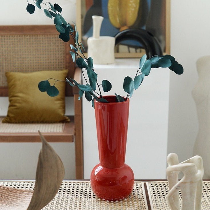 Bauhaus Style Ceramic Art Deco Vase-3