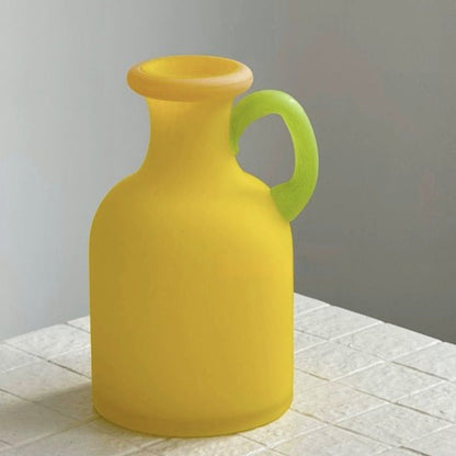 Handblown Bonbon Whimsical Pitcher Vase, Eclectic Table Setting Centrepieces-5