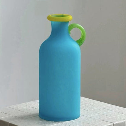 Handblown Bonbon Whimsical Pitcher Vase, Eclectic Table Setting Centrepieces-7