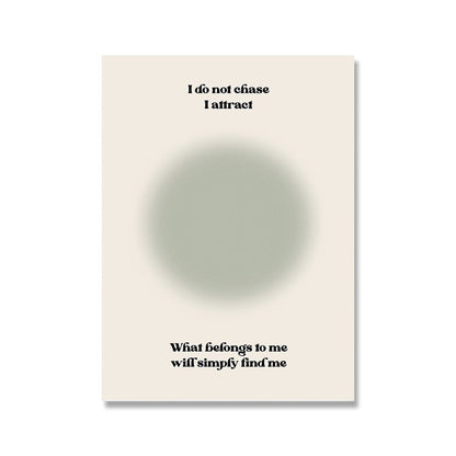 Poster Manifestierung Power und Energie als Deko Print ohne Rahmen-3