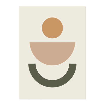 Poster Pflanzen Boho mit Linienformen als Deko Print ohne Rahmen-8