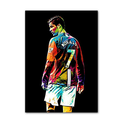 Poster Fußball Christiano Ronaldo bei Manchester United beste Momente als Deko Print ohne Rahmen-4