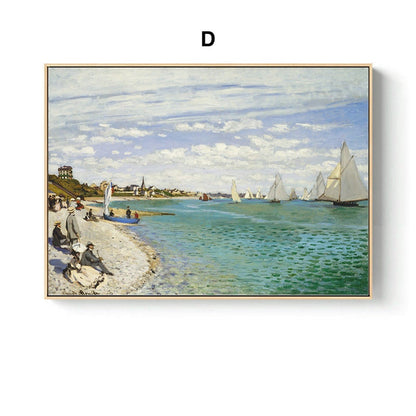 Poster Vintage Claude Monet I Deko Print ohne Rahmen-4