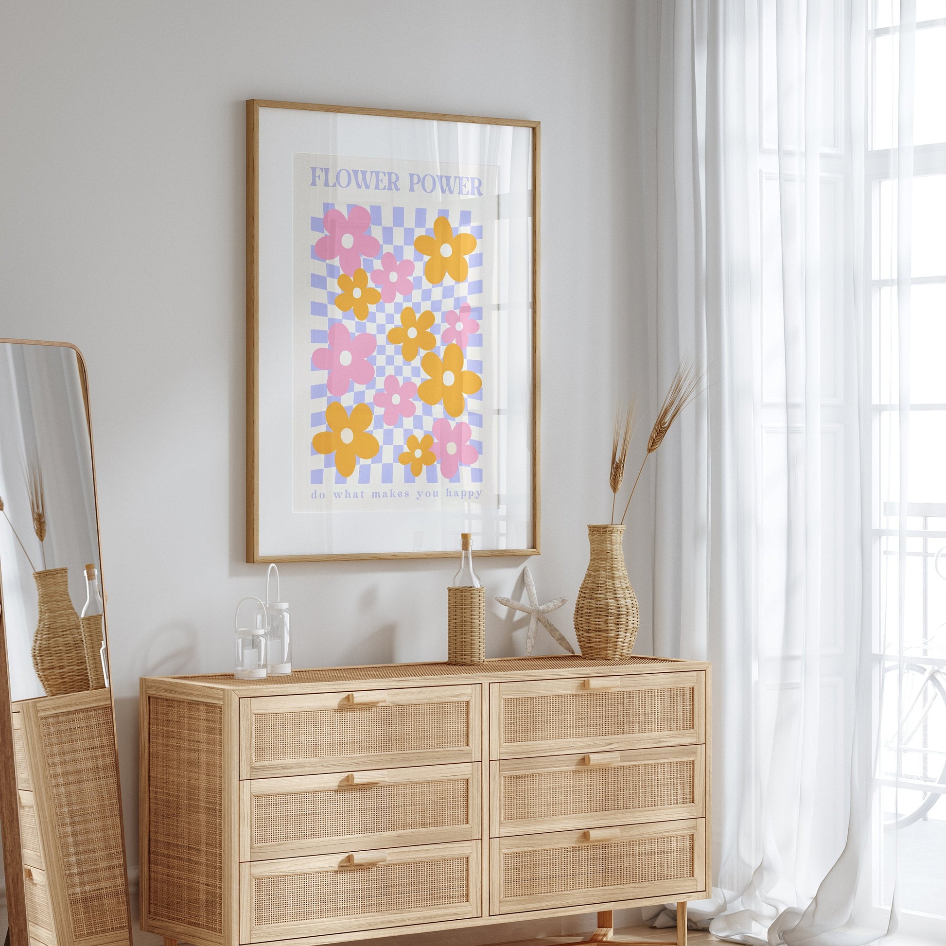 Poster Flower Market Blumen | Botanische Wand Kunst I Wandbilder Wohnzimmer Küche Schlafzimmer Flur | Kunst Druck I ohne Rahmen-4