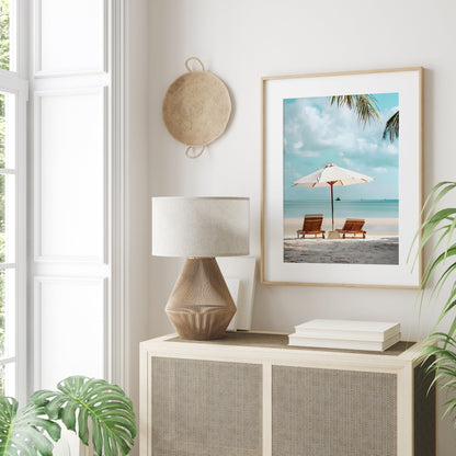 Poster Urlaub Ananas Pool Strand Surfbrett Buggy Wassermelone I Bilder Wohnzimmer & Schlafzimmer I  Wand Deko I Kunst Druck ohne Rahmen-3