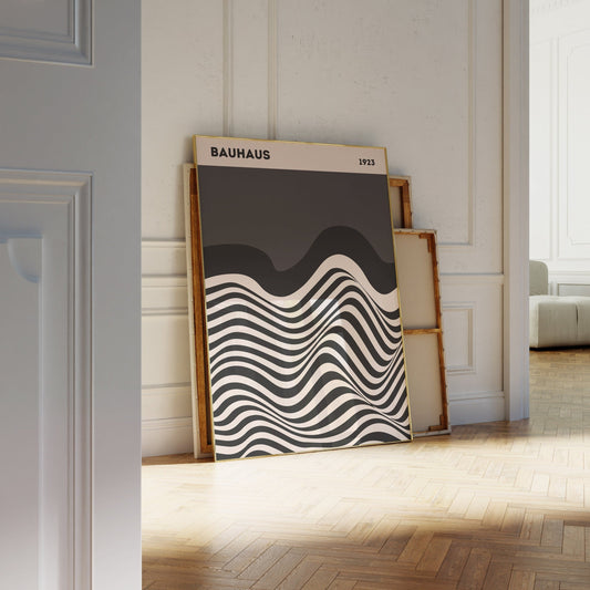 Bauhaus Ausstellung Poster I Geschenkidee I Bauhaus Design I Bauhaus Wandkunst I Wand Deko I Deko Print ohne Rahmen-0