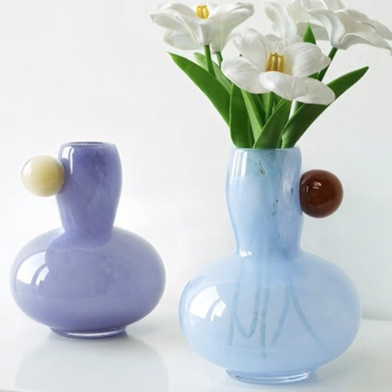 Jelly Bean Bud Vase - Whimsical Dopamine Centerpiece Vase for Gorgeous Tablescape-4