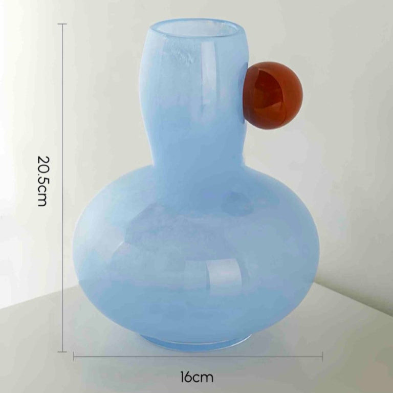 Jelly Bean Bud Vase - Whimsical Dopamine Centerpiece Vase for Gorgeous Tablescape-7