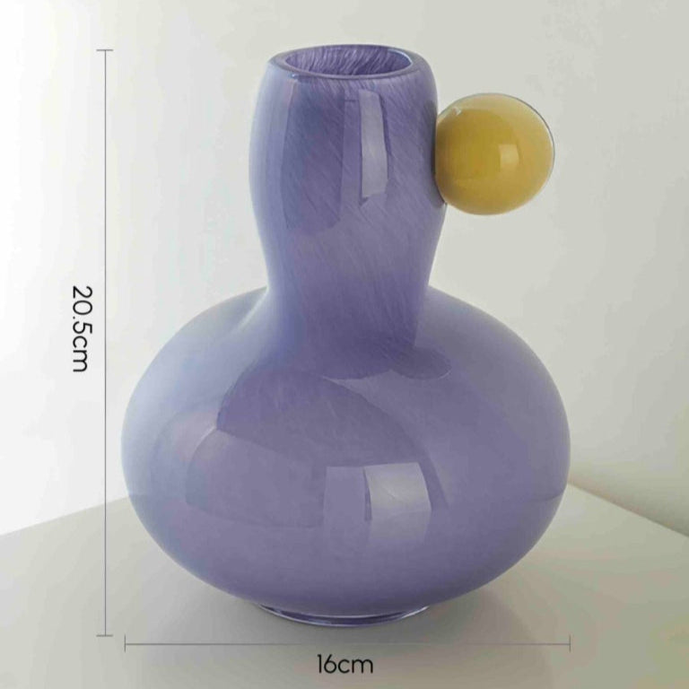 Jelly Bean Bud Vase - Whimsical Dopamine Centerpiece Vase for Gorgeous Tablescape-8