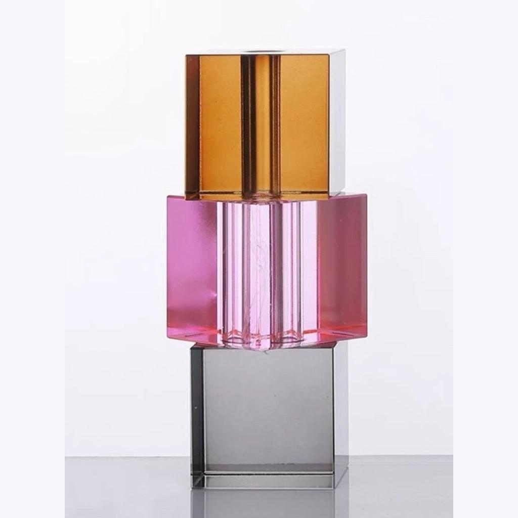 Vase Crystal Cubes