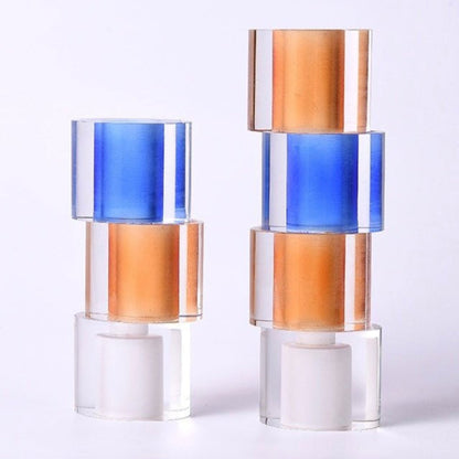 Modern Crystal Nugget Vase, Contemporary Table Setting Centrepieces-3