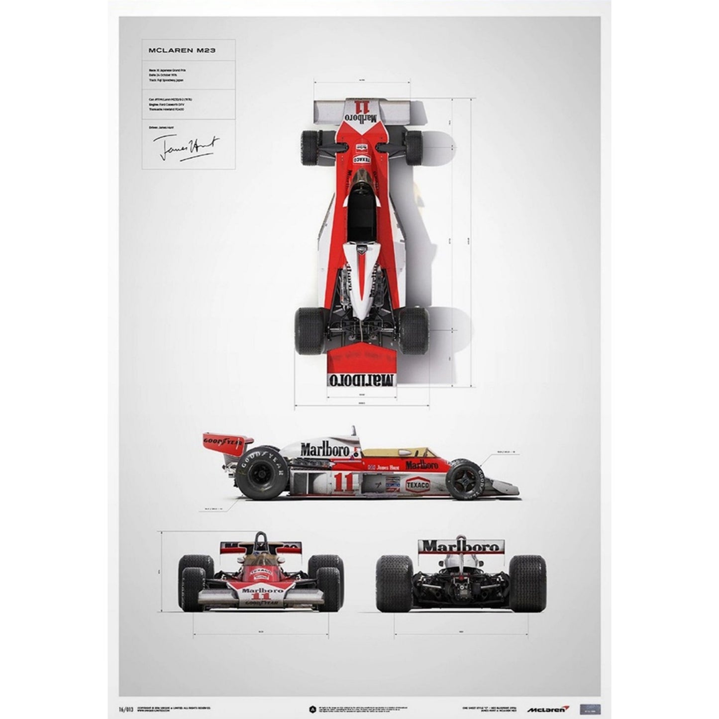 Poster Formel 1 Rennfahrer Legenden Rennwagen Ferrari I Williams Racing